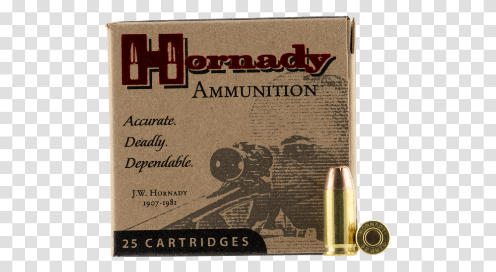 Hornady Custom Xtp 124gr P, Book, Weapon, Weaponry Transparent Png
