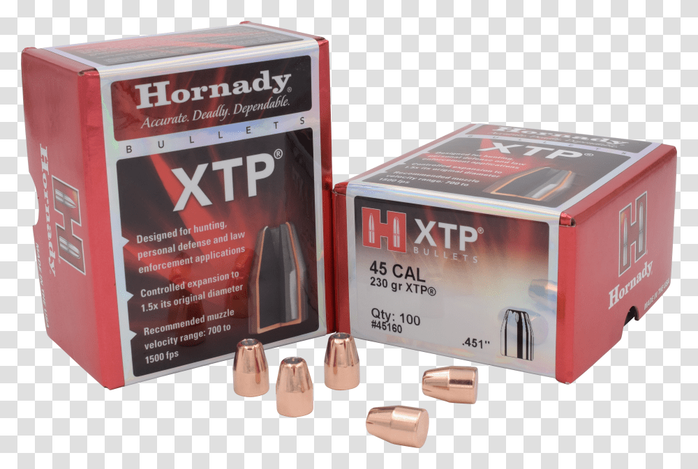 Hornady Xtp Pistol Bullets Hornady Match Bullets 168 Gr Bthp Transparent Png
