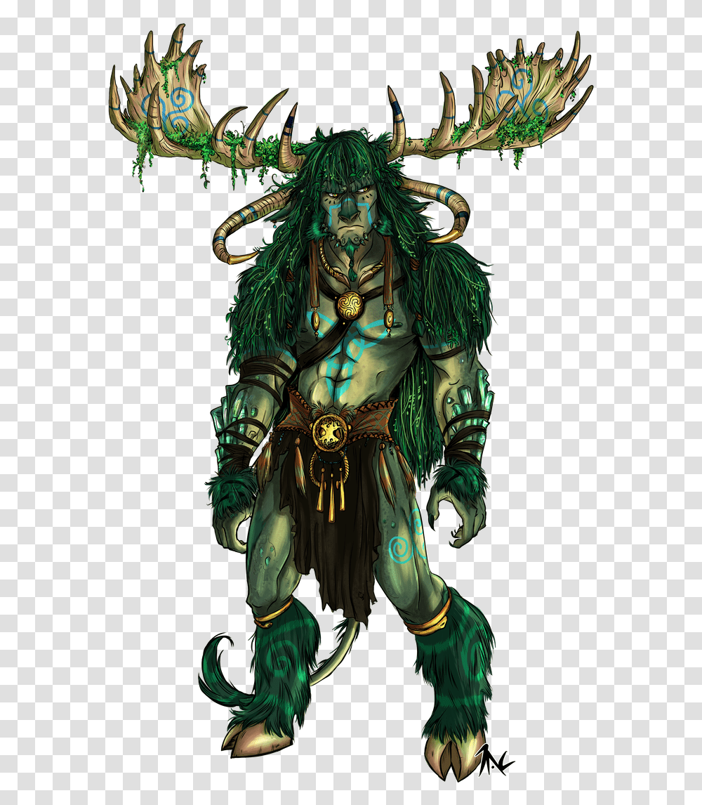 Horned God Cernunnos Pathfinder, World Of Warcraft, Person, Human, Elf Transparent Png
