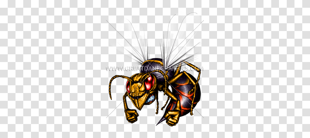 Hornet Production Ready Artwork For T Shirt Printing, Wasp, Bee, Insect, Invertebrate Transparent Png