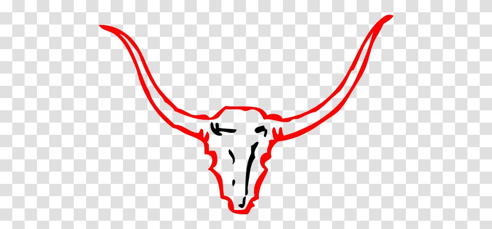 Horns Clipart Red, Longhorn, Cattle, Mammal, Animal Transparent Png