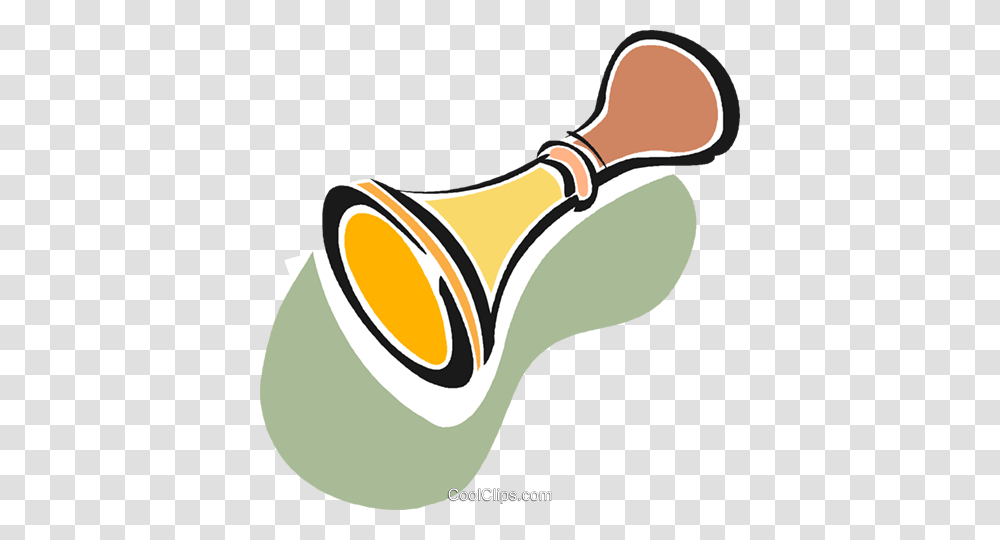 Horns Royalty Free Vector Clip Art Illustration, Musical Instrument, Brass Section, Light, Leisure Activities Transparent Png