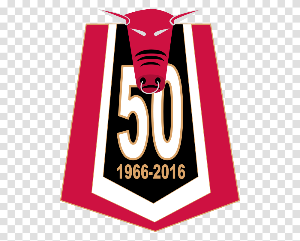 Horns Up A Chicago Bulls Rebrand, Label, Logo Transparent Png