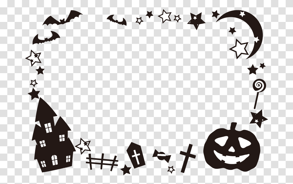 Horrible Halloween Frames Halloween Picture Frame, Poster, Advertisement, Star Symbol Transparent Png