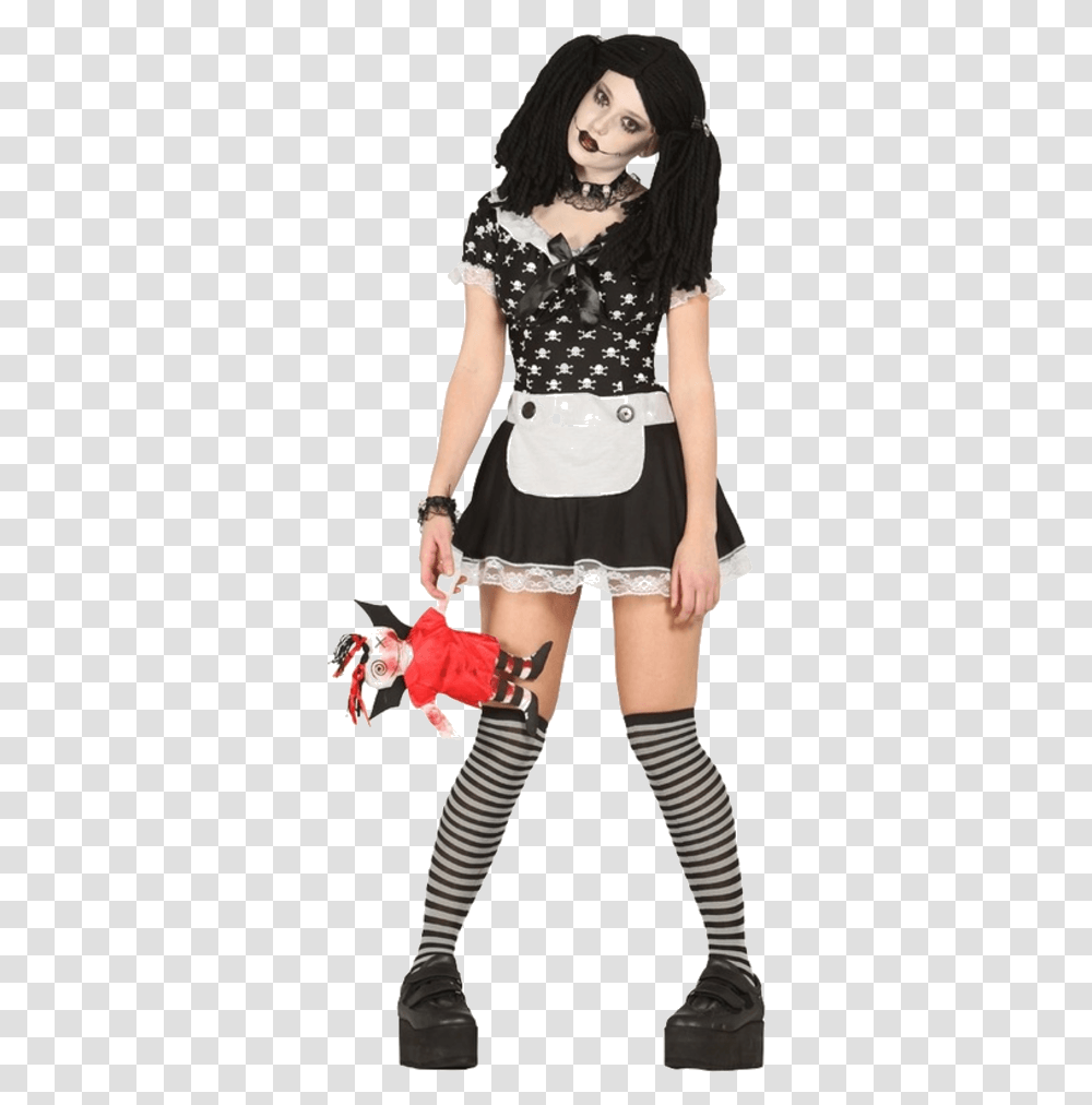 Horror Doll Costume, Person, Female, Girl Transparent Png