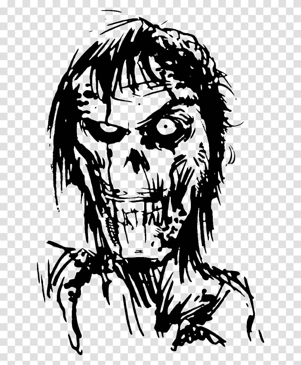 Horror Face, Statue, Sculpture Transparent Png