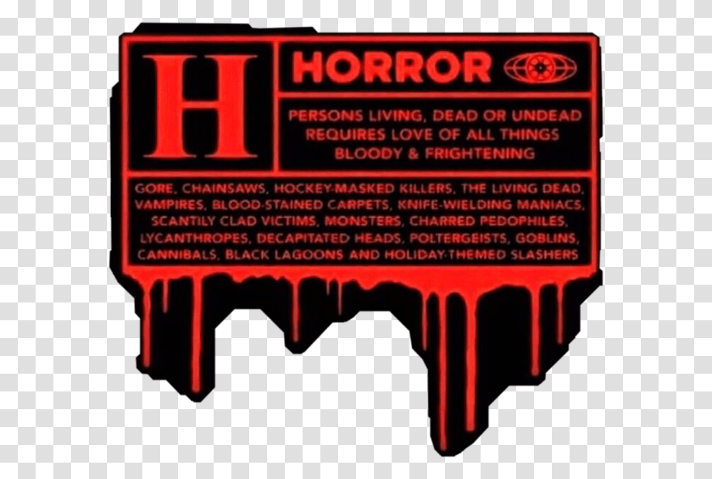 Horror Gore Horroraesthetic Goreaesthetic Freetoedit Red Aesthetic Horror, Poster, Advertisement, Flyer, Paper Transparent Png
