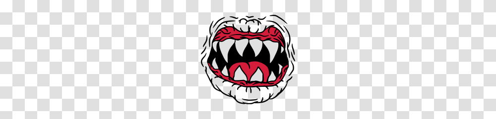 Horror Halloween Evil Monster Mouth, Batman Logo, Hand Transparent Png