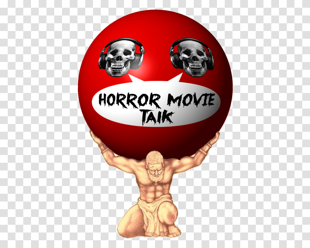 Horror Movie Talk Atlas Atlas With World On Shoulders, Person, Human, Label Transparent Png