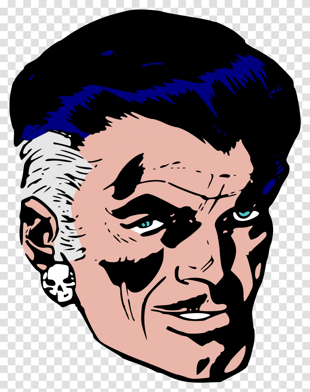 Horror Retro Scary, Graphics, Art, Head, Face Transparent Png