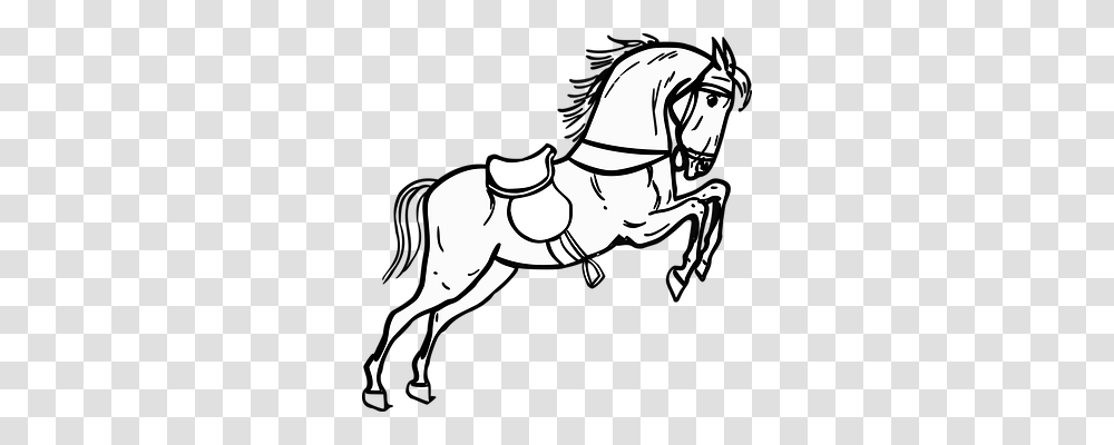 Horse Animals, Person, Mammal, Stencil Transparent Png