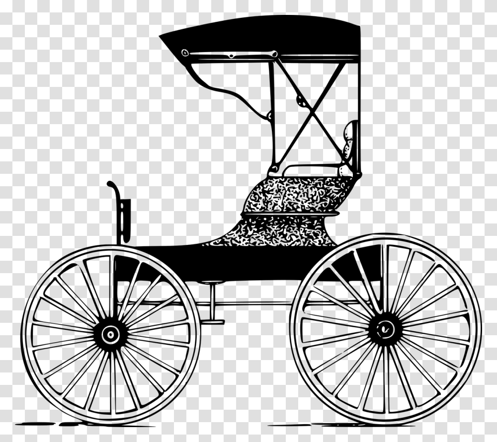 Horse And Buggy Carriage Clip Art, Gray, World Of Warcraft Transparent Png