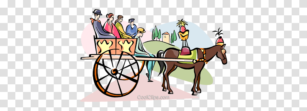 Horse And Carriage Clipart Gallery Images, Vehicle, Transportation, Horse Cart, Wagon Transparent Png
