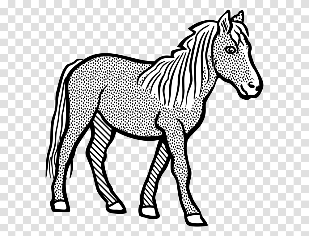 Horse Ausmalbild Coloring Book Unicorn Microsoft Word Clipart Black And White Horse, Zebra, Wildlife, Mammal, Animal Transparent Png
