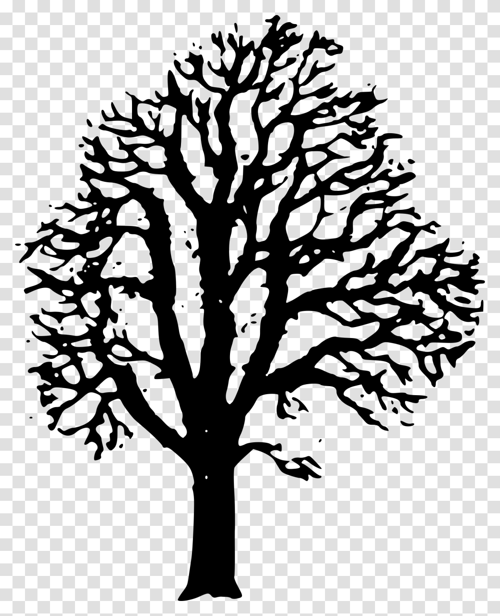Horse Chestnut Tree Silhouette, Gray, World Of Warcraft Transparent Png
