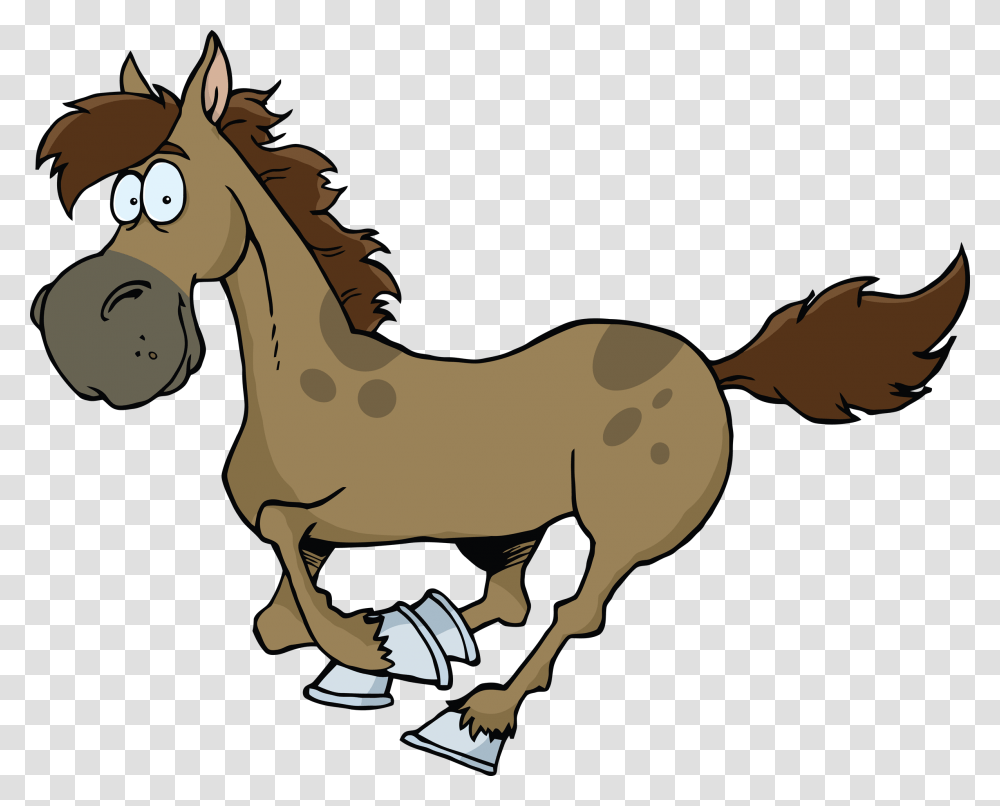 Horse Clip Art Black And White, Mammal, Animal, Colt Horse, Foal Transparent Png
