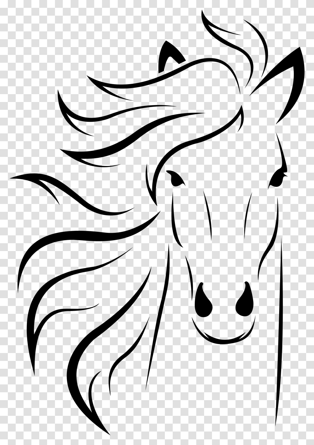 Horse Clip Art Image Free, Gray, World Of Warcraft Transparent Png