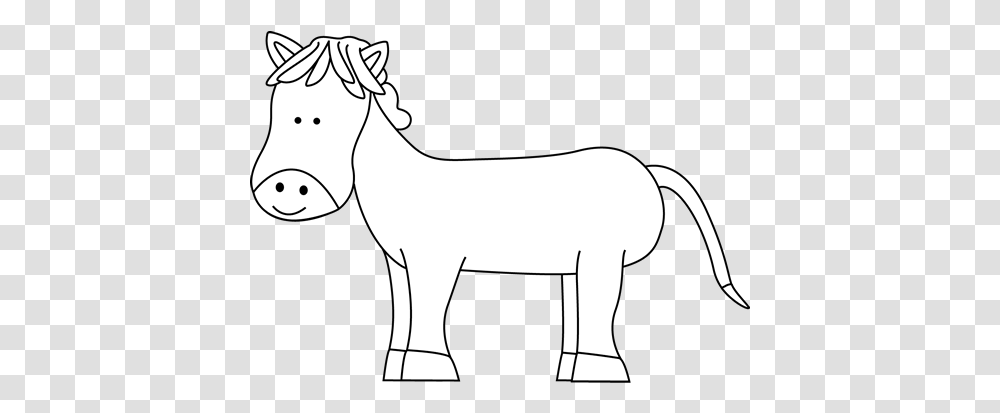 Horse Clipart Black And White Black White Horse With Saddle Clipart, Mammal, Animal, Goat, Stencil Transparent Png