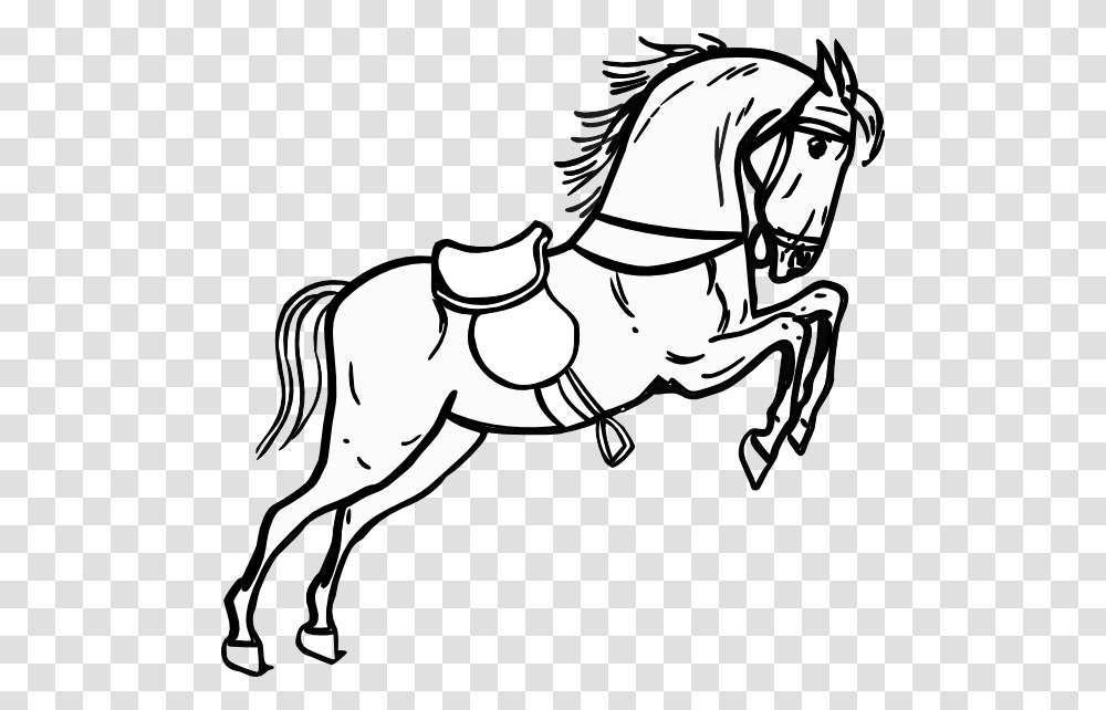 Horse Clipart Black And White Nice Clip Art, Stencil, Person, Animal, People Transparent Png