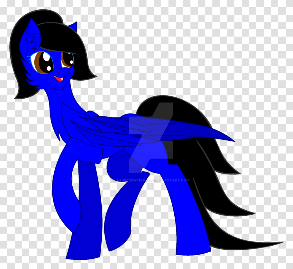 Horse Cobalt Blue Silhouette Cartoon Clip Art Cartoon, Dragon, Cat, Pet, Mammal Transparent Png