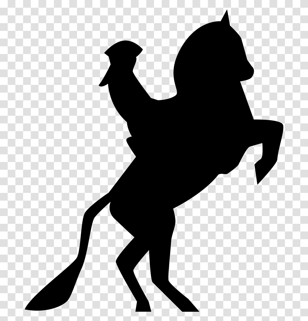 Horse Dance Icon, Silhouette, Person, Human, Stencil Transparent Png