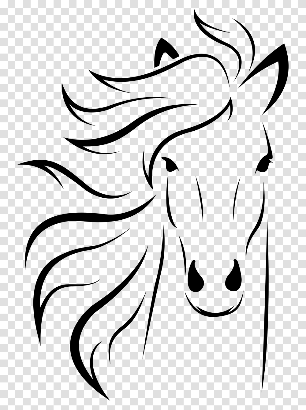 Horse Face Clipart, Gray, World Of Warcraft Transparent Png