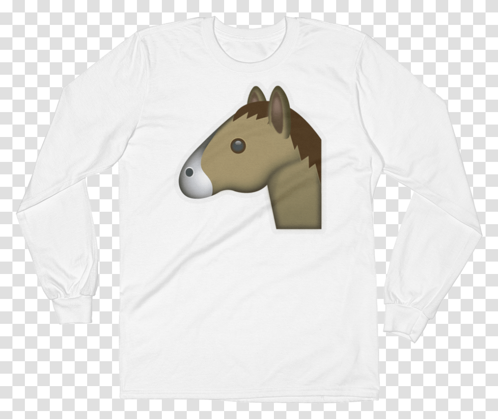 Horse Face Mustang Horse, Sleeve, Apparel, Long Sleeve Transparent Png