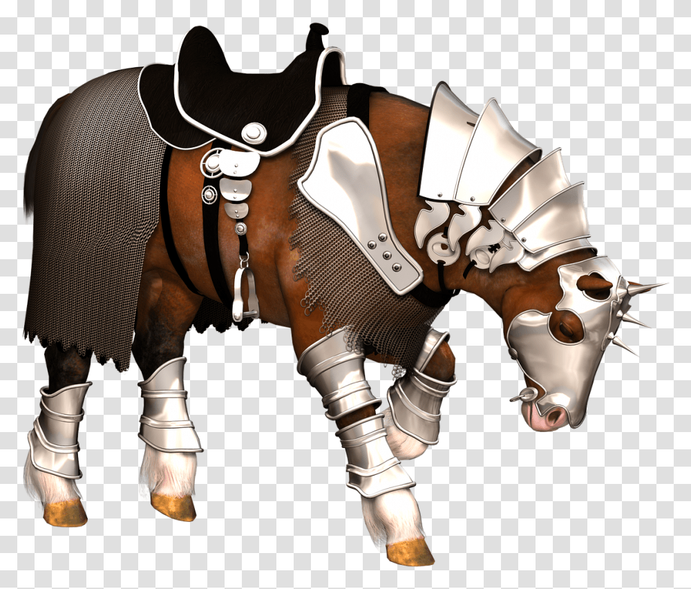 Horse Full Body Armour, Saddle, Person, Human, Armor Transparent Png