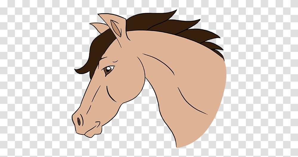 Horse Head Clipart Cartoon Horse Head Side View, Mammal, Animal, Seed, Grain Transparent Png