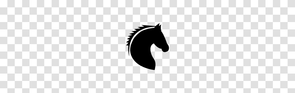 Horse Head Free Vector Icons Designed, Silhouette, Stencil, Mammal, Animal Transparent Png