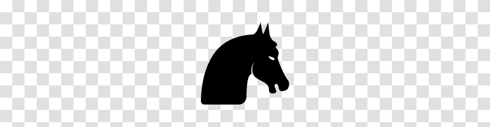 Horse Head Icons Noun Project, Gray, World Of Warcraft Transparent Png