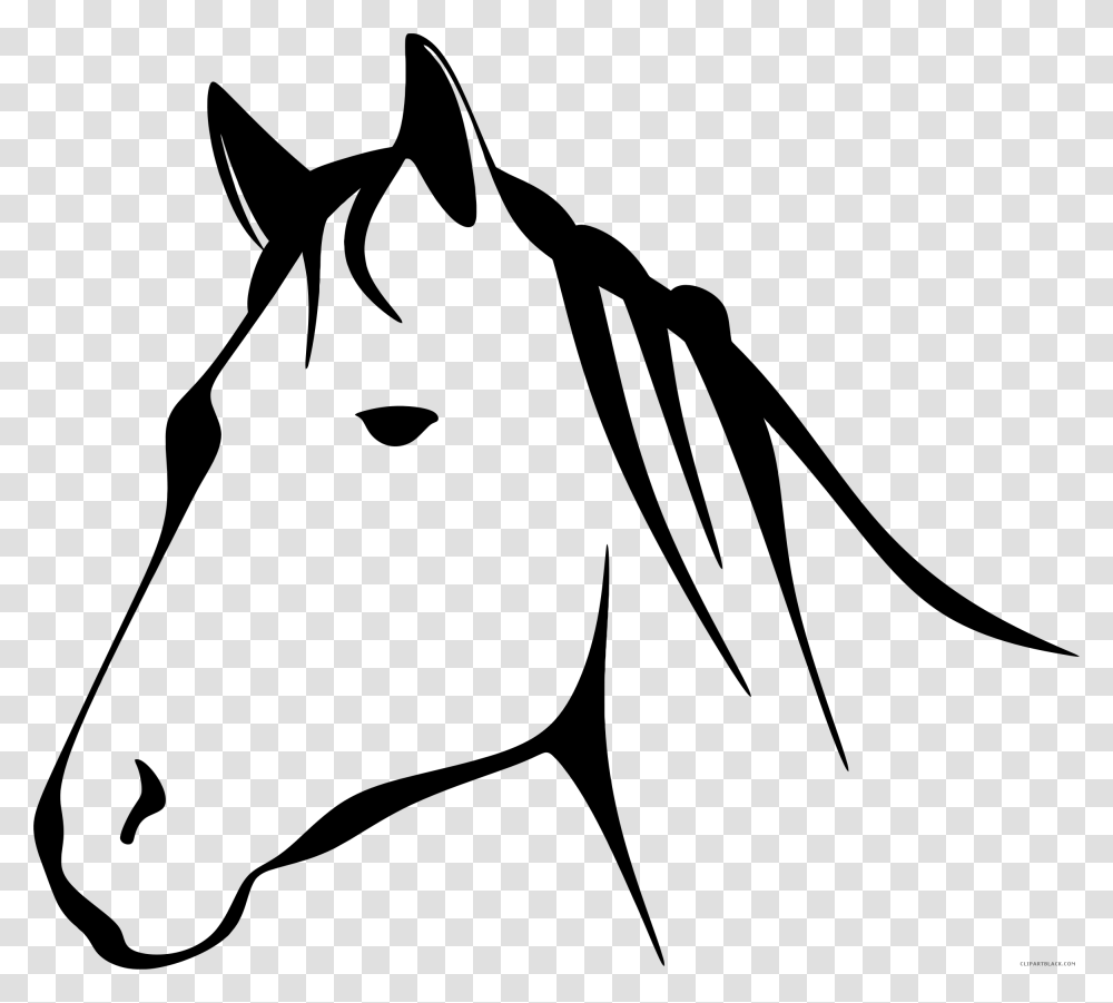 Horse Head Mask Clip Art Black And White Horse Clipart, Gray, World Of Warcraft Transparent Png