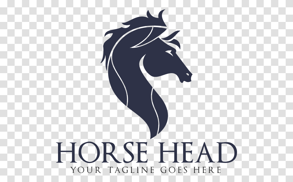 Horse Head Vector Logo Design Horse Head Vector, Poster, Animal, Mammal, Wildlife Transparent Png