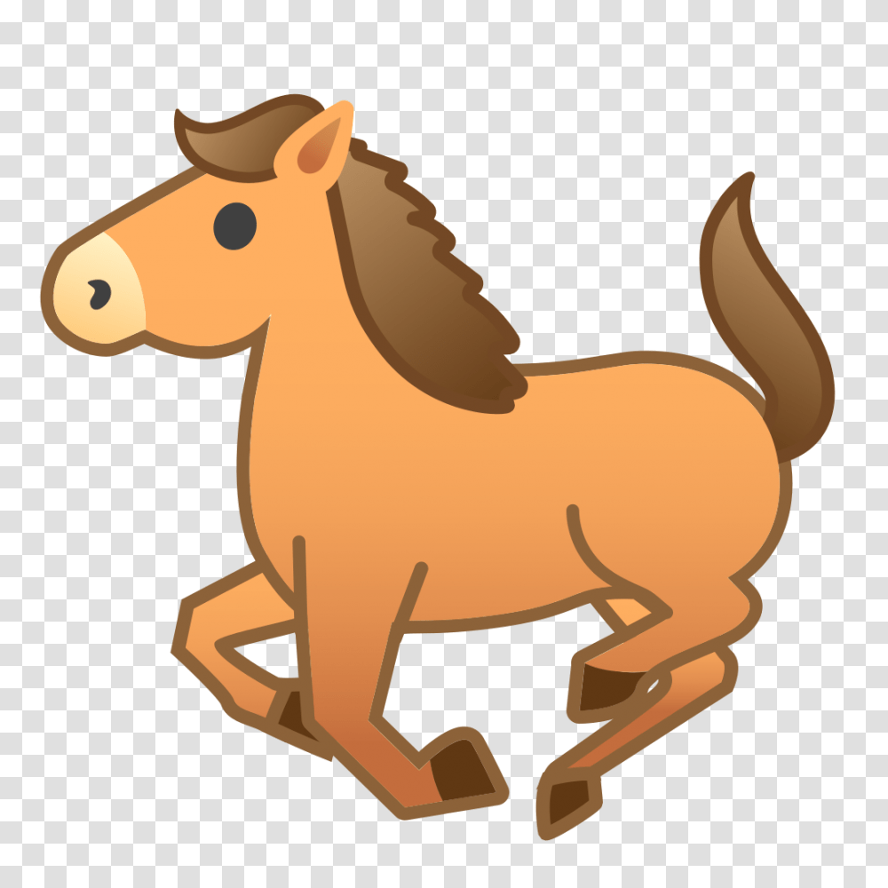 Horse Icon Noto Emoji Animals Nature Iconset Google, Mammal, Colt Horse, Foal, Figurine Transparent Png