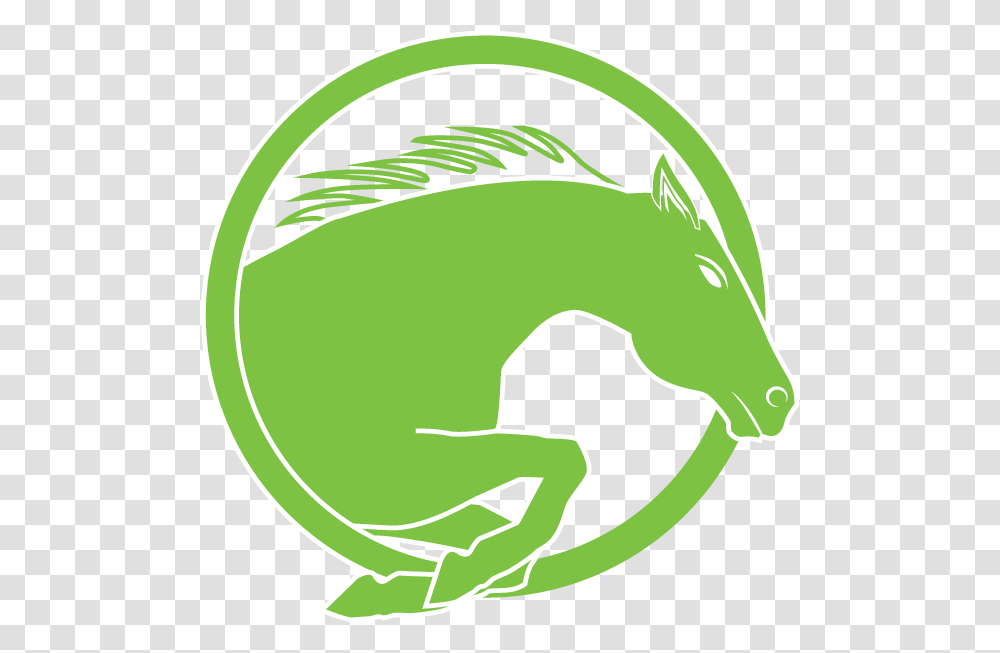 Horse Icon Stallion, Green, Recycling Symbol Transparent Png