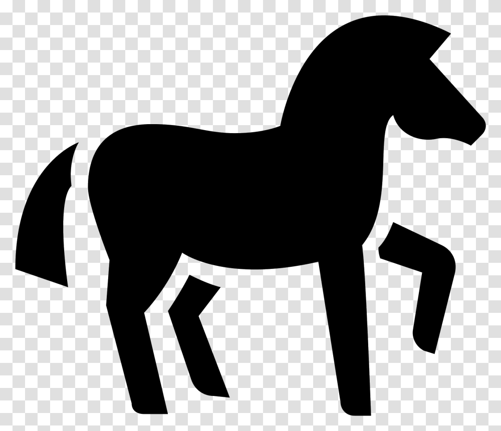 Horse Legs Up Horse Icon Svg, Gray, World Of Warcraft Transparent Png