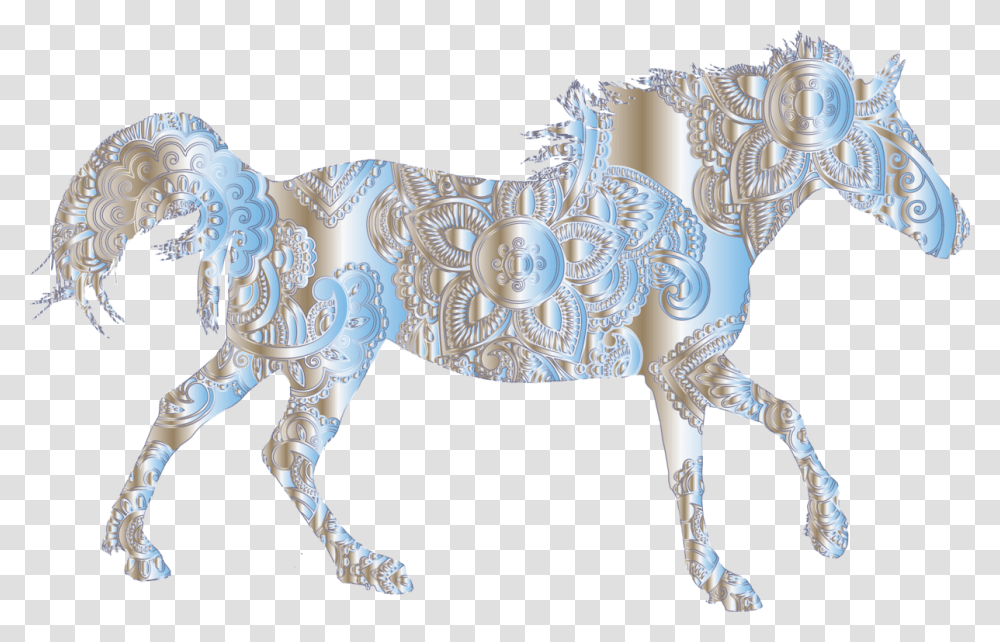 Horse Like Mammalorganismhorse American Paint Horse, Figurine, Porcelain, Pottery Transparent Png