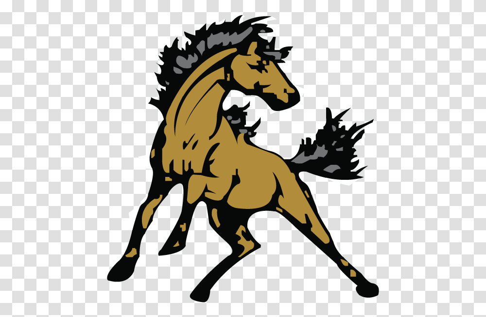 Horse Logo Clipart Best Jefferson Township Local Schools, Dragon, Statue, Sculpture, Person Transparent Png