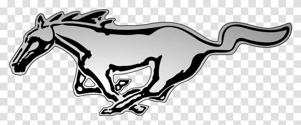 Horse Logo Ford Mustang Logo, Stencil, Antelope, Wildlife, Mammal Transparent Png
