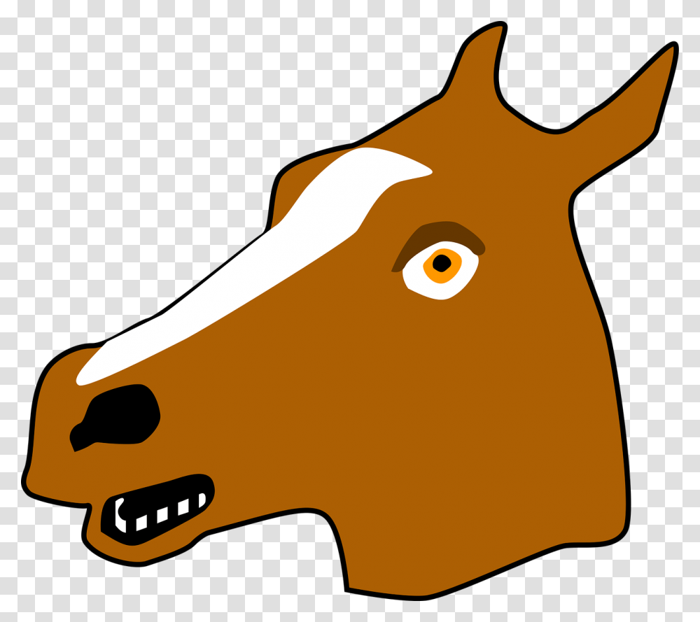 Horse Mask Vector, Mammal, Animal, Cattle, Wildlife Transparent Png