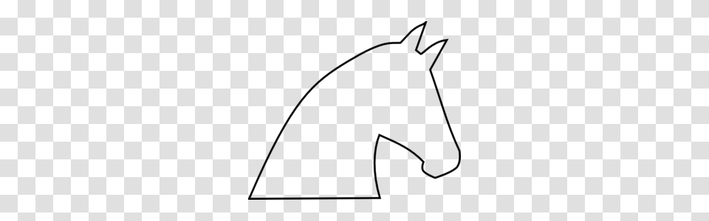 Horse Outline No Fill Clip Art, Gray, World Of Warcraft Transparent Png