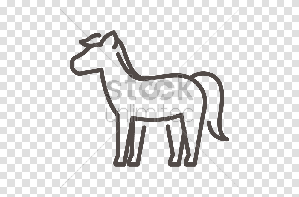 Horse Outline Vector Image, Chair, Furniture, Bow Transparent Png