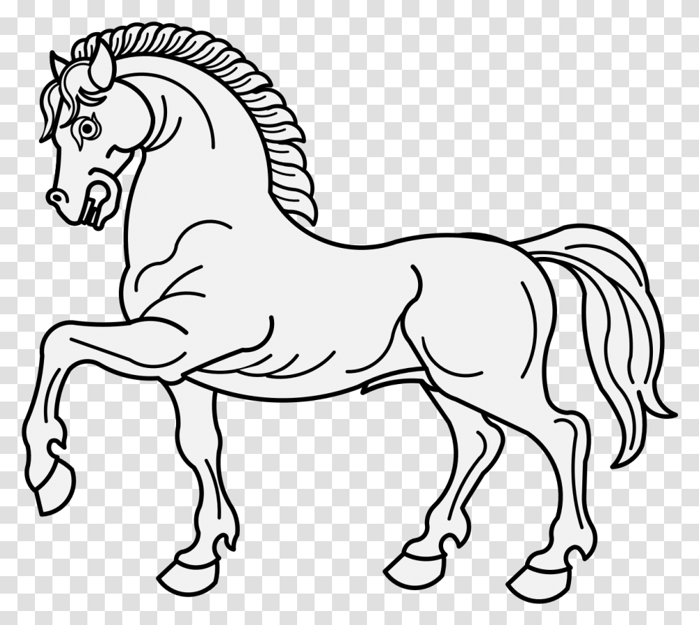 Horse Passant Heraldry Heraldic Horse Passant, Colt Horse, Mammal, Animal, Foal Transparent Png