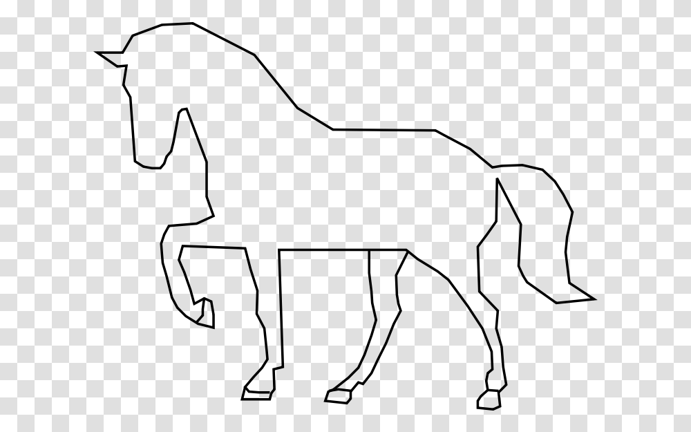 Horse Pony Silhouette Clip Art Pony Outline, Gray, World Of Warcraft Transparent Png