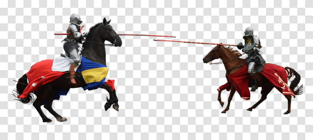 Horse Racing Knight On Horse Jousting, Person, Mammal, Animal Transparent Png