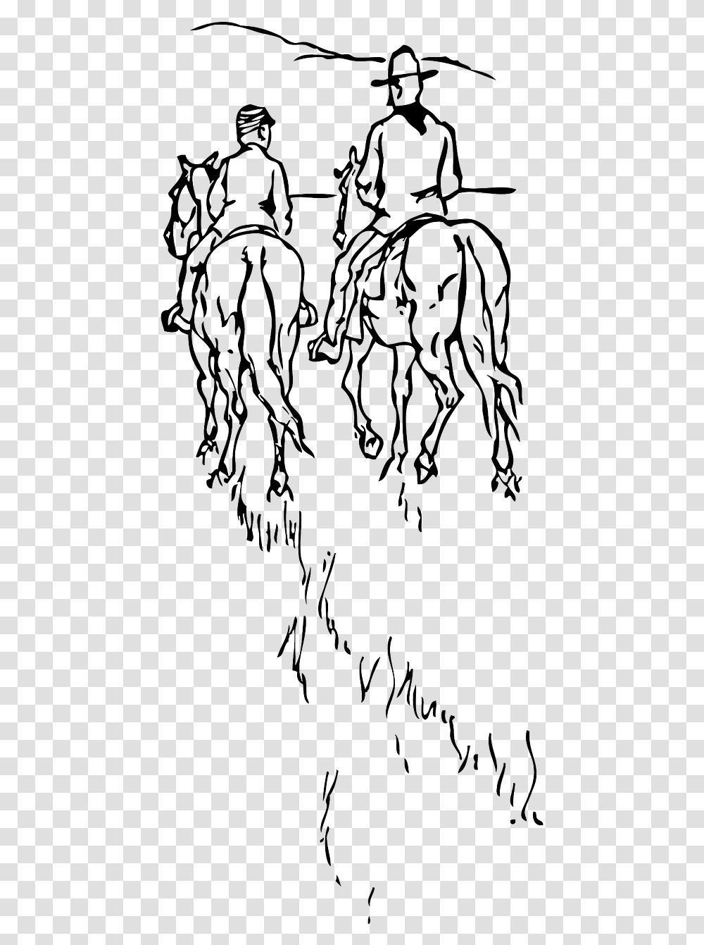 Horse Riding Away Clipart, Nature, Outdoors, Tree, Plant Transparent Png