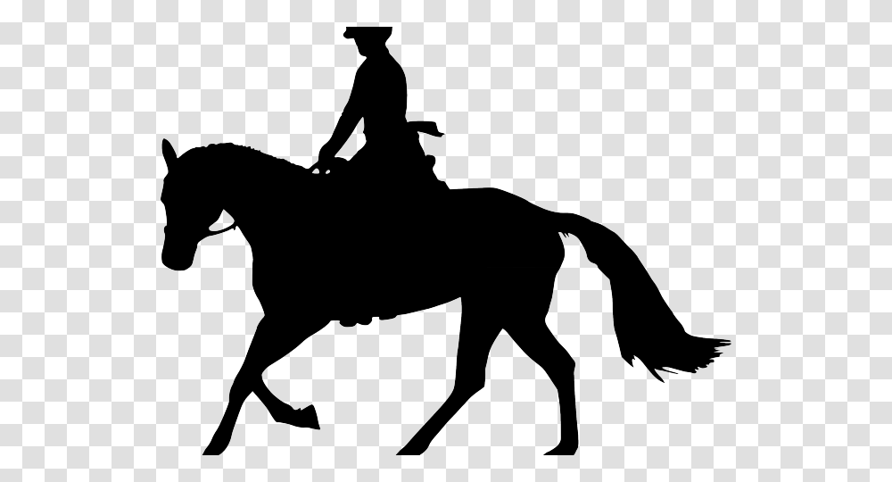 Horse Riding Clipart Horse Silhouette Background, Mammal, Animal, Person, Human Transparent Png
