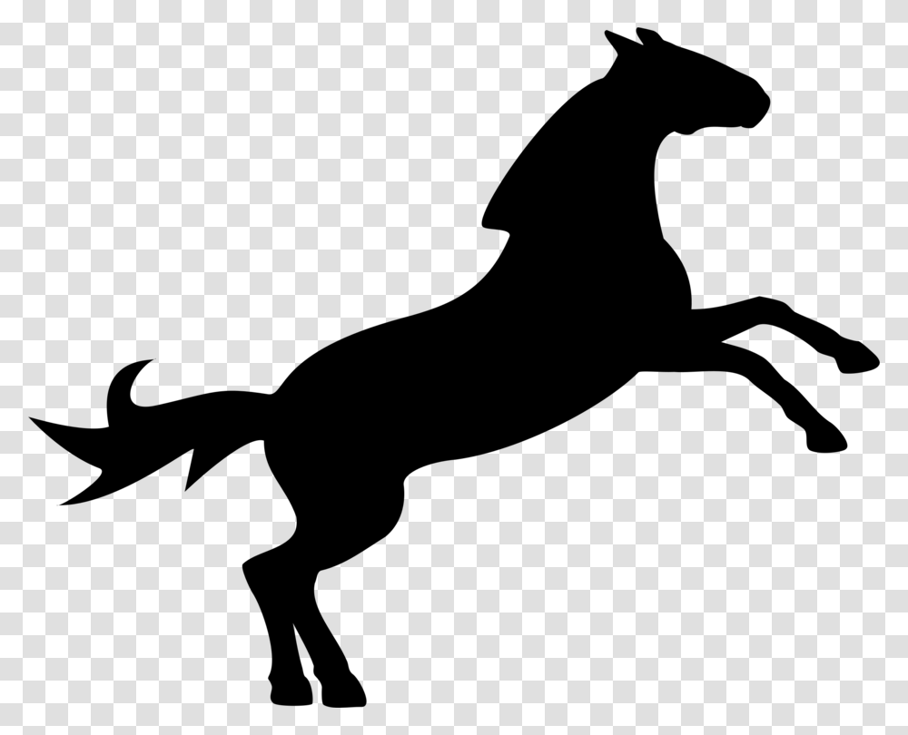 Horse Show Jumping Equestrian Silhouette, Gray, World Of Warcraft Transparent Png