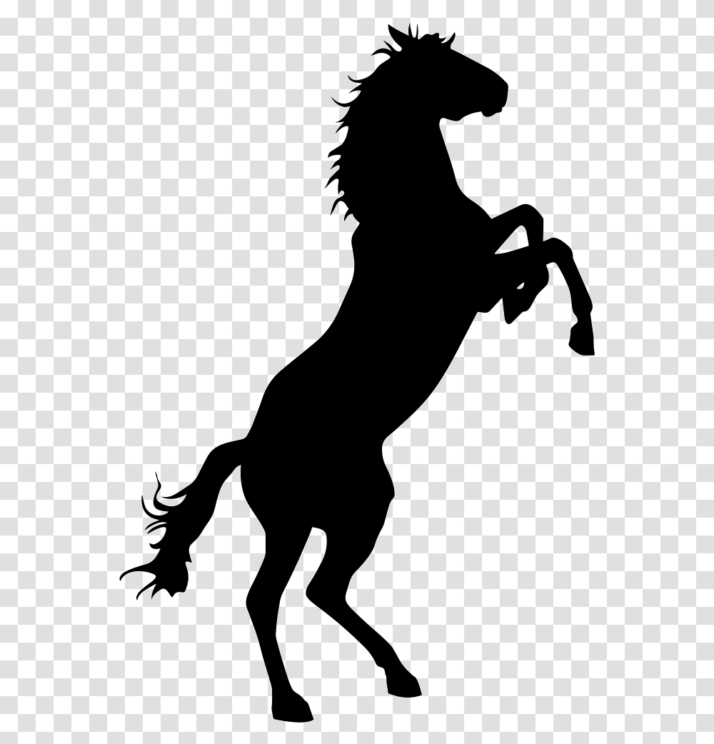 Horse Silhouette Clipart Download Horse Silhouette, Stencil, Person, Human, Mammal Transparent Png
