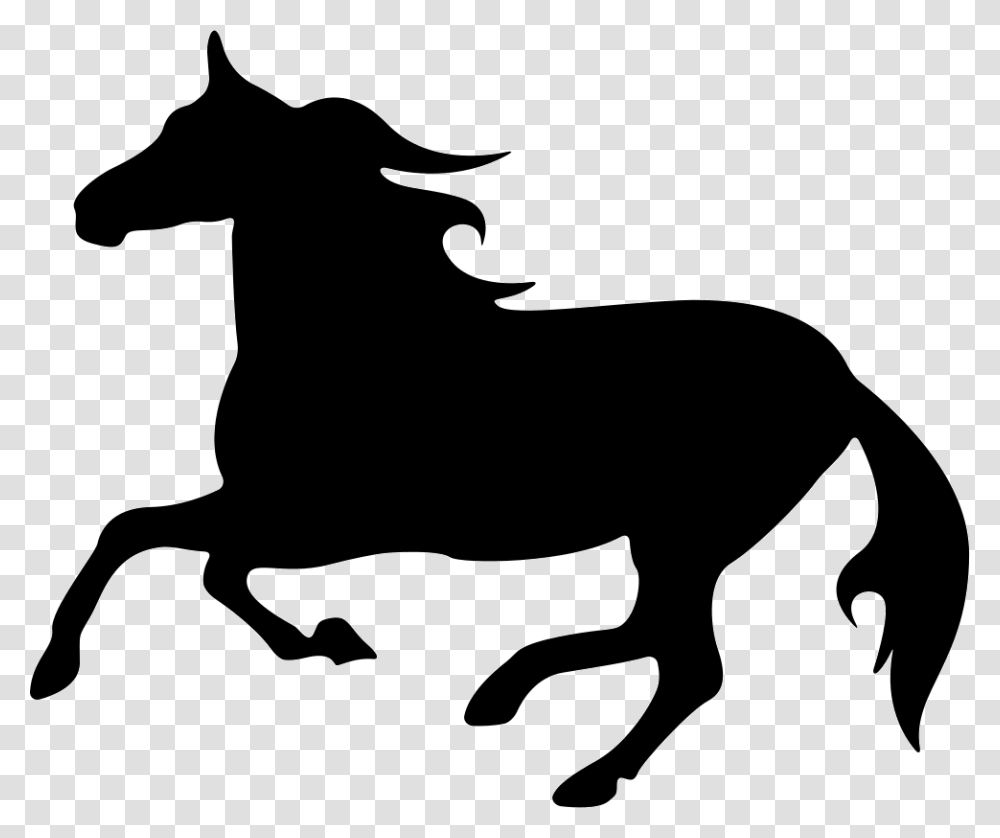 Horse Silhouette Horse Silhouette Comments Racing Horse Silhouette, Stencil, Animal, Mammal Transparent Png
